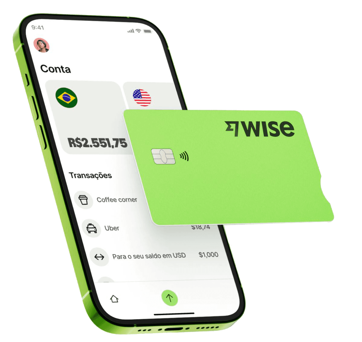 WiseVault phone and card visual